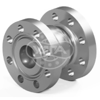 Клапан обратный осесимметричный фланцевый Dn700 Pn63 10Х17Н13М2Т
