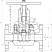 Задвижка клиновая стальная фланцевая Dn20 Pn100 12Х18Н10Т 31нж45нж