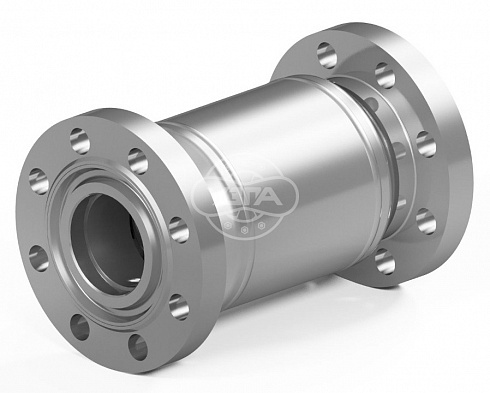 Клапан обратный поворотный фланцевый Dn100 Pn40 09Г2С