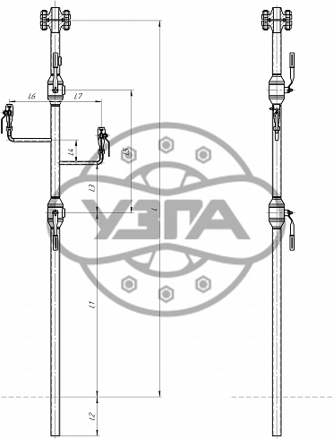 Стояк отбора газа (СОГ) Dn50 Pn125 13ХФА