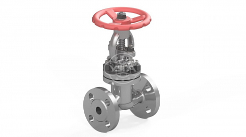 Клапан запорный стальной Dn150 Pn40 фланцевый 20Л 15с22нж